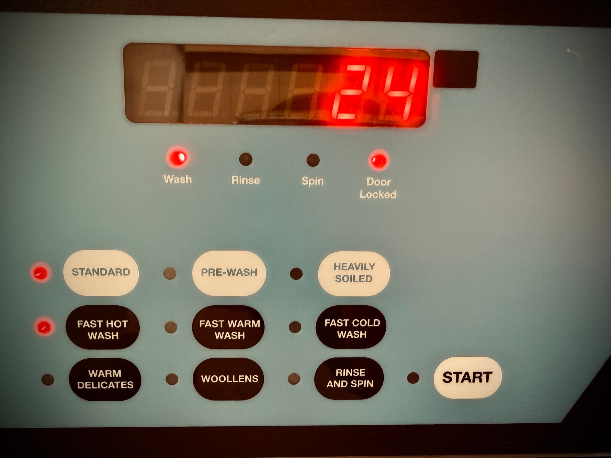 Folded laundry ready after service wash in Tooting