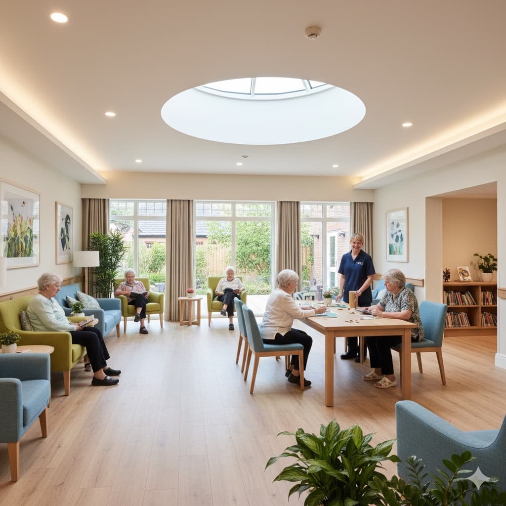 Professional laundry service for care home residents